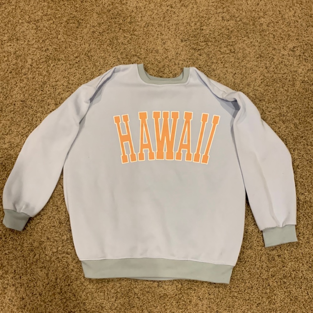 Hawaii Womens Large Crewneck